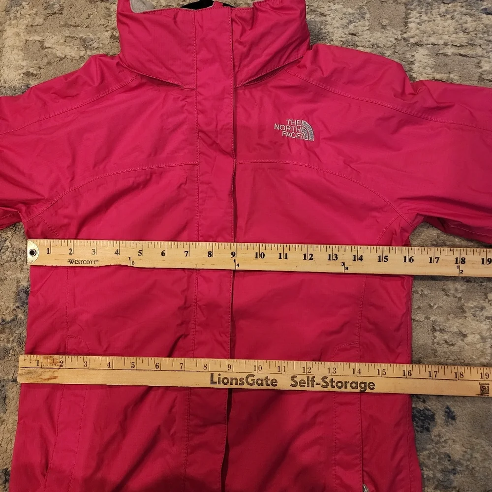 The North Face Hyvent Pink Windbreaker Lightweight Jacket Kid Size 10/12 M Nylon
